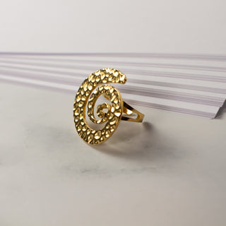 Anel Spiralis | Dourado | AN0254